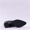 Wonders Vera Platform Block Heel Boot - Black Leather